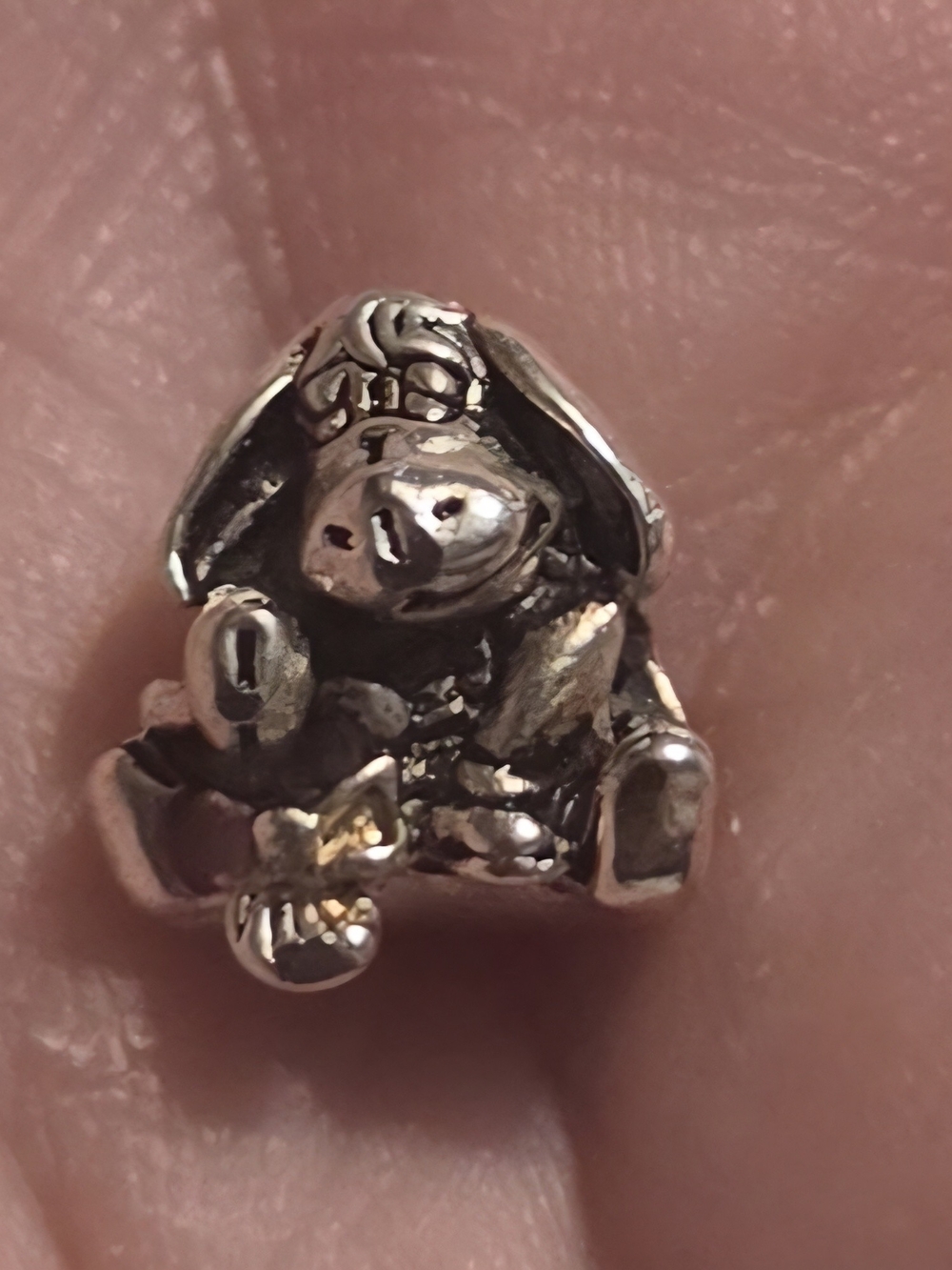 Disney Silver Eeyore Charm Bead